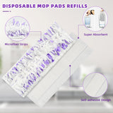 15 Pack Disposable Moping Pads Refills for Swiffer Power Mop Multi-Surface Mop and PowerMop Wood Mop, Replacement PowerMop Pads for Floor Cleaning