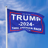 2024 Trump Flags for Take America Back, 3x5 Ft Polyester Banner with Brass Grommets Outdoor, Decoration Premium Presidential Election Banner 100D Polyester, UV Protection,2 Trump Flags Made in USA