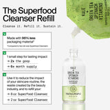 Youth To The People Facial Cleanser, Refill Pouch - Kale and Green Tea Cleanser - Gentle Face Wash, Makeup Remover + Pore Minimizer for All Skin Types - Vegan (16.9oz)