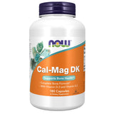 NOW Supplements, Cal-Mag DK with Vitamin D-3 and Vitamin K-2, Supports Bone Health*, 180 Capsules