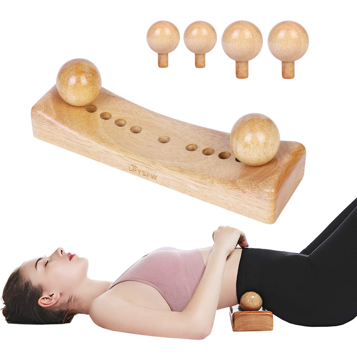 Psoas Muscle Release Tool and Personal Body Massage for Release Back Bain, Trigger Point Physical Therapy with 6 Massage Heads