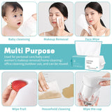 Disposable Face Towel 400 Count, Soft Cotton Facial Dry Wipes, Multi-Purpose for Skin Care, Makeup Remover, Face Wipes and Facial Cleansing