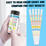 10-Panel Urine Test Strips for Urinalysis 100ct, Testing Kit for UTI, Keto, Ketosis, Protein, Specific Gravity, pH, Ketone, Bilirubin, Vitamin C, CRE, SGR & More