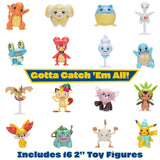 Pokémon 2024 Holiday Advent Calendar with 24 Gifts - Christmas Playset for Kids - Characters Include 2" Pikachu, Bulbasaur, Charmander & More - 16 Toy Figures & 8 Christmas Accessories - Officially Licensed - For Boys & Girls 4+