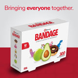 Bioswiss Bandages, Assorted Food and Animal Shaped Latex Free Bandage for Kids and Adults, 300pcs