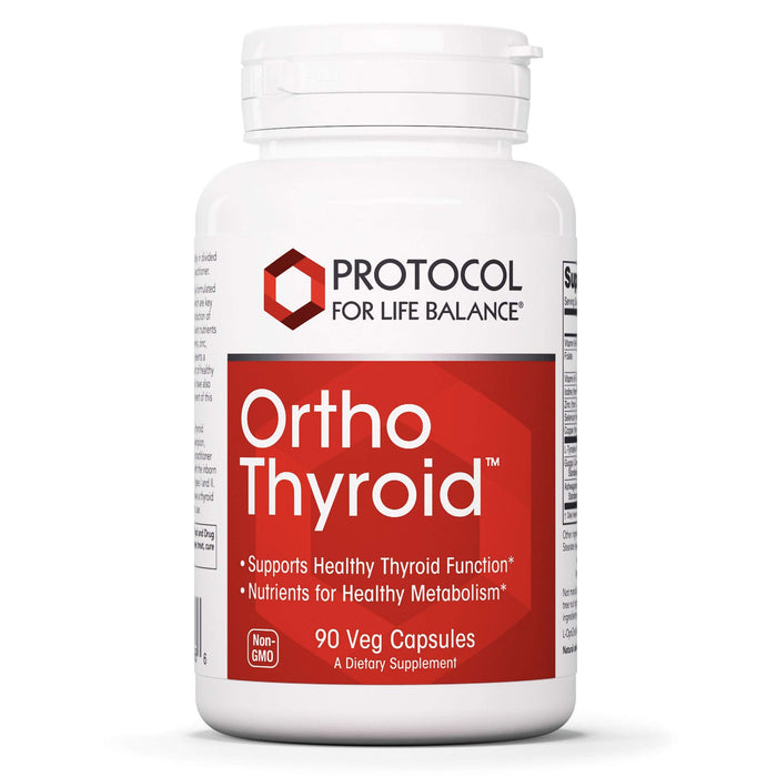 Protocol Ortho Thyroid - Energy and Metabolism Supplement - 90 Veg Caps