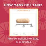 Celebrate Vitamins CelebrateONE 18 One Per Day Bariatric Multivitamin with Iron Capsules, 18 mg of Iron, for Post-Bariatric Surgery Patients, 30 Count, 1 Month Supply