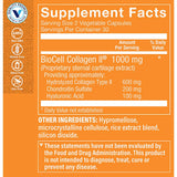 The Vitamin Shoppe Biocell Collagen II with Hyaluronic Acid - 1000mg per Serving (60 Vegetable Capsules)