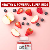 Keptrohy Super Reds Gummies, Powerful Antioxidants and Polyphenols, Daily SuperFruits Gummies for Digestive Health, Immune & Overall Health, Vegan and Mixed Berry Flavor, 120 SuperFood Gummies