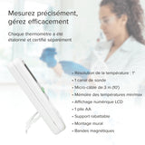 Traceable Calibrated Fridge/Freezer Digital Thermometer; 1 Bottle Probe