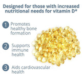 Vitamin D3 K2 10000 IU with 200 mcg Vitamin K2 (MK-7), Replenish Vitamin D3 K2 Coconut Oil Softgels 300 Gels