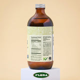 Flora Certified Organic Flax Seed Oil - Cold Pressed & Unrefined - Non-GMO, Gluten-Free, Kosher Omega Flax Oil Blend - Essential Fatty Acids for Wellness - Amber Glass Bottle - 17 oz