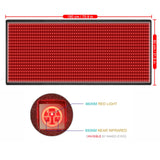 LOVTRAVEL New 70.9'' X 31.5'' LED 660nm Red Light Therapy Mat 850nm Near Infrared Light Therapy Devices Large Pads for Whole Full Body Pain Relief