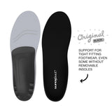 Superfeet All-Purpose Support Low Arch Insoles (Black) - Trim-To-Fit Orthotic Shoe Inserts for Thin, Tight Shoes - Professional Grade - 2.5-5 Men / 4.5-6 Women