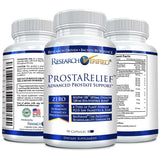 Research Verified® Prosta Relief - Saw Palmetto and Bioperine® - Prostate Health; Bladder & Urinary Health, Drive and Performance; Pure Natural, 90 Capsules (3 Month Supply)