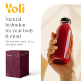 Yoli® Passion Energy Drink Powder Mix - Natural Energy Drink Mix for Endurance and Stamina, 30 Packets - Raspberry Lemon Flavor