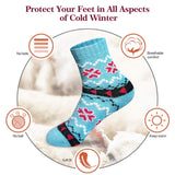 MORECOO Womens Socks Winter - Christmas Gifts for Women - Thick Wool Soft Warm Fuzzy Cozy Socks for Women