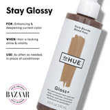 dpHUE Gloss+, Dark Blonde - 6.5 oz - Semi-Permanent Hair Color & Conditioner - Paraben, SLS & SLES Sulfate Free - Vegan, Leaping Bunny Certified