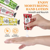 VESPRO 126 Pack Hand Cream Gifts Set For Women, Bulk Hand Lotion Travel Size for Dry Cracked Hands, Mini Hand Lotion for Valentines Day Gifts, Mother's Day Gifts and Baby Shower Party Favors