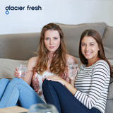 GLACIER FRESH W1029537A Refrigerator Water Filter Compatible with W10295370A, EDR1RXD1, Filter 1, W10295370, P4RFWB, P8RFWB2L, 46-9930, 46-9081 Refrigerator Water Filter 2 Pack