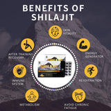 120 Shilajit Tablets, 100% Pure Natural Shilajit, Shilajit Supplement Rich in Fulvic Acid & 85+ Trace Minerals (1000mg Each), Shilajit Pure Himalayan Organic Supplement for Energy & Immune System