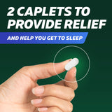 Excedrin PM Sleep Aid with Headache Relief Caplets for Nighttime Headaches and Sleeplessness - 100 Count