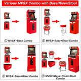 SNK NEOGEO MVSX Arcade and Base Combo, Pre-Loaded 50 SNK Official Genuine Retro Games, Support Two Players Fight Together by 2 Joysticks