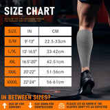 3 Pairs Calf Compression Sleeves(15-20mmHg) for Women Men, Leg Compression Sleeve Calf Brace for Support Running Shin Splints