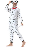 Onesie Christmas Pajamas Adult Animal Halloween Costume Cosplay Dalmatian One Piece Unisex Homewear Polar Fleece Sleepwear Large