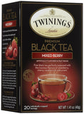 Twinings Mixed Berry Tea, Tea Bags, 20-Count Boxes (Pack of 6)