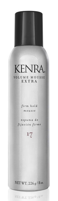 Kenra Professional Volume Mousse Extra 17 | Firm Hold Mousse | All Hair Types | 8 oz