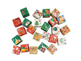 24 Pcs DIY Christmas Advent Calendar Boxes, 24 Days Advent Countdown Gift Boxes, Christmas Cardboard Number Boxes for Kids and Family, Xmas Holiday Decoration.