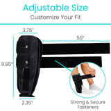 Vive Ankle Brace - Stabilizer Air Cast for Ankle Sprain Treatment, Foot Fracture - Hot & Cold Gel & Air Therapy - Stirrup Brace Support Cast Right Left Foot - Stabilizing Splint for Women, Men