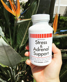 Stress and Adrenal Support - 90 Chewable Tablets - Citrusy Orange Flavor - Easily Digestible - by New Health Products
