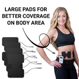 iReliev TENS + EMS Combination Unit Muscle Stimulator for Pain Relief & Arthritis & Muscle Strength - Treats Tired and Sore Muscles in Your Shoulders, Back, Ab's, Legs, Knee's and More