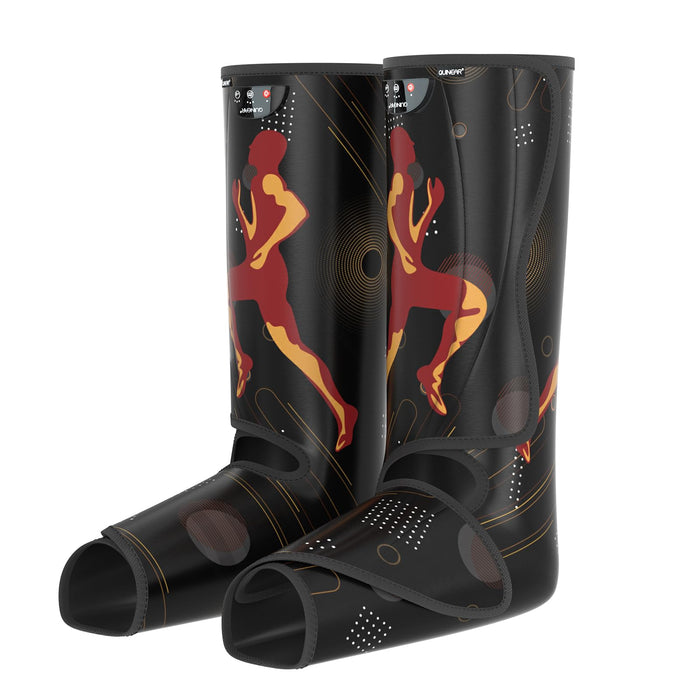 QUINEAR Rechargeable Leg Massager, Cordless Foot and Calf Massager with Air Compression and 3 Modes & 3 Intensities for Pain Relief, Leg Circulation and Muscles Relaxation