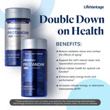 LIFEVANTAGE Protandim Dual Synergizer, Protandim NRF1 Synergizer (60 Capsules) + Protandim NRF2 Synergizer (30 Caplets) Mitochondrial Supplements & NRF2 Activator, Anti Aging Supplement & Mitochondrial Supplement