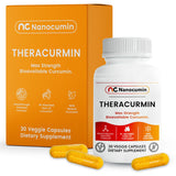 NanoCumin Theracurmin Supplement [1 Month Supply] Anti-Inflammatory, Supports Joint Health, 300 mg Curcumin, 90mg Theracurmin, Highest Bioavailabile Curcumin, Turmeric