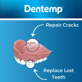 Dentemp Repair Kit - Repair-It Advanced Formula Denture Repair Kit - Denture Repair Kit Repairs Broken Dentures - Denture Repair to Mend Cracks & Replace Loose Teeth…