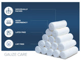 Gauze Rolls Pack of 72 – Premium Quality Lint and Latex-Free 4 inches x 4.1 Yards Conforming Stretch Bandages Designed for Effective Wound Care & Comfort - Ideal for use as a Mummy wrap