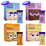 MAGIC SPOON Treats - High Protein Bars, Low Carb, Keto Friendly, 1g of Sugar, Gluten Free, Crispy Treat Cereal Bar, On-The-Go Healthy Snack (4 each of Marshmallow, Chocolate PB, Blueberry Muffin, Double Chocolate)