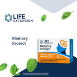 Life Extension Memory Protect - Brain & Memory Health Support Formula Neuro Supplement – Gluten-Free, Non-GMO, Vegetarian – 12 Colostrinin-Lithium (C-Li) Capsules + 24 Lithium (Li) Capsules