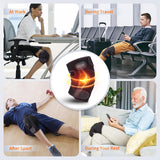 Knee Massager, Heated Knee Brace with Massage, 3-in-1 Massager, Best Gifts for Men Over 70