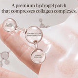 Marshique Wrinkle Repair Hydrogel Collagen Neck Mask, preventing thermal aging, wrinkle improvement, 0.2oz x 4ea