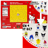 Galerie Hello Kitty Finders Keepers Advent Calendar, 2023 Countdown to Christmas with Gummy Candies and Toys, 24 Days