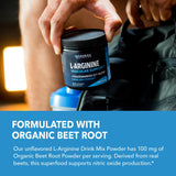 L Arginine Powder Nitric Oxide Supplement for Men and Women - Pre Workout and Post Workout Support with L-Arginine L Citrulline and Organic Beet Root Powder - Endurance and Performance - Unflavored