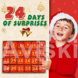 Christmas Advent Calendar 2024 Jigsaw Puzzles - Christmas Shop 1000 Pieces Holiday Puzzles for Kids and Adults, 24 Boxes Puzzle Countdown Calendar to Christmas Family Toys Gift (27.6 in x 19.7 in)