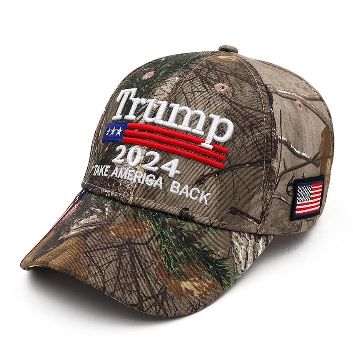 Trump 2024 Hat Donald Trump Hat 2024 Keep America Great Hat MAGA Camo Embroidered Adjustable Baseball Cap