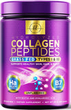 Hello Lovely! Collagen Peptides Powder 20g with Hyaluronic Acid & Biotin - Unflavored Grass Fed Collagen Powder with Type I & III Collagen Supplements - Hair, Nail, Skin & Joint Support - 28 Servings